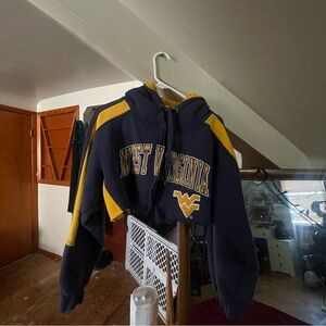 West Virginia Cropped Hoodie